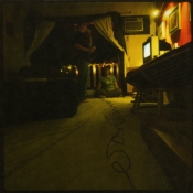 Self portrait in living room